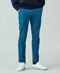23区GOLF 【MEN】【ストレッチ】エッフェル塔柄 ジャガードパンツ