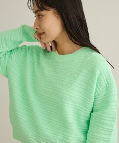 CRAFT STANDARD BOUTIQUE レースボーダーニットプルオーバー