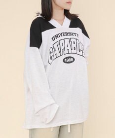 WEGO バイカラースポーツスウェット