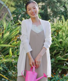 Tiaclasse ロングトッパーカーディガン