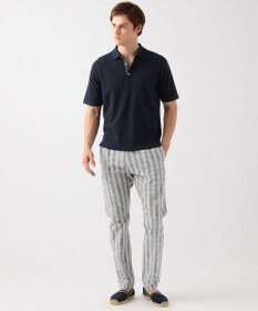 JOSEPH ABBOUD MOUNTAIN 【SPACE】OGストレッチコットン ニットポロシャツ