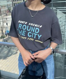 WEGO ヴィンテージライクグラフィックTシャツ