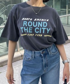 WEGO ヴィンテージライクグラフィックTシャツ