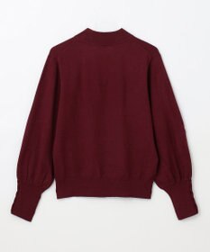 ANY 【洗濯機可/吸湿発熱】パフスリーブパールニット