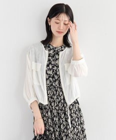 YECCA VECCA ドライタッチシアーブルゾン