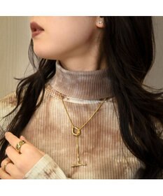 blancotokyo 【金属アレルギー対応】ニュアンスラリエットネックレス FLUIR