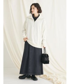 CRAFT STANDARD BOUTIQUE 　裏毛セーラーカラーＺＩＰプルオーバー