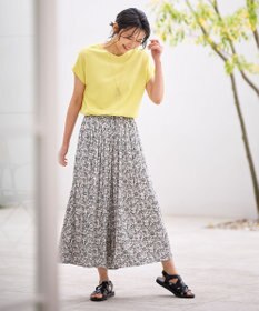 ANY L ハーフスリーブニット