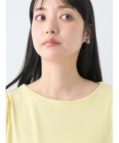 earth music&ecology フレア袖レースプルオーバー