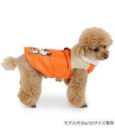 PET PARADISE スヌーピー るんっ エアベスト オレンジ 小型犬
