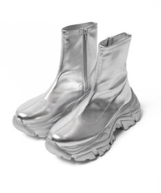 WEGO 厚底スニーカーソールショートブーツ