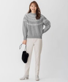 自由区 【裏起毛/撥水加工】TRギャバ テーパードパンツ