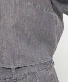 uncrave ライトデニム パフスリーブブラウス