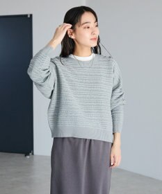 CRAFT STANDARD BOUTIQUE レースボーダーニットプルオーバー