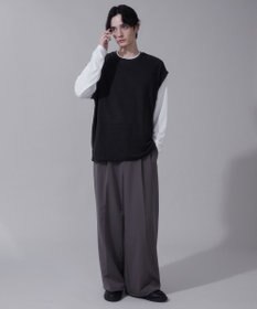 WEGO フェイクレイヤードベストT（LS）