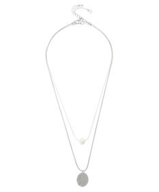 AMERICAN HOLIC テクスチャーメタル・淡水パールＳＥＴネックレス