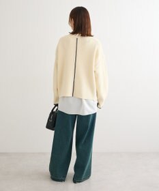 Green Parks かのこ編モックネックニットプルオーバー