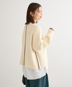 Green Parks かのこ編モックネックニットプルオーバー