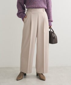 Green Parks あったかきれシル　ワイドストレートパンツ