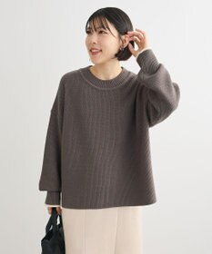 Green Parks かのこ編モックネックニットプルオーバー