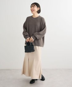 Green Parks かのこ編モックネックニットプルオーバー