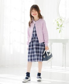 組曲 KIDS 【110-140㎝】プランタンチェック ワンピース