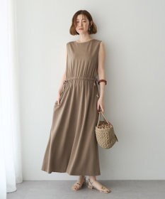 YECCA VECCA 【接触冷感】カットノースリーブワンピース