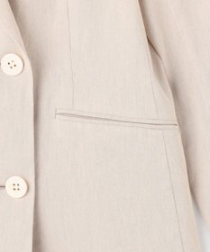 23区 【先行予約】リネンレーヨンストレッチ ダブルジャケット