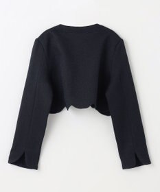 ANY KIDS 裾スカラップノーカラージャケット