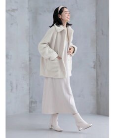 Green Parks 衿付きボアブルゾン