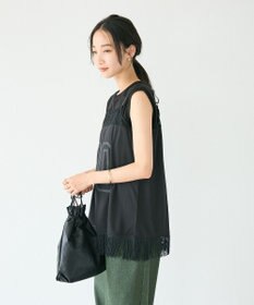 CRAFT STANDARD BOUTIQUE レース切替フリンジビスチェ