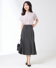 ANY SIS 【洗える】スキッパーイージー シャツ