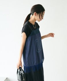 CRAFT STANDARD BOUTIQUE レース切替フリンジビスチェ