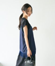 CRAFT STANDARD BOUTIQUE レース切替フリンジビスチェ