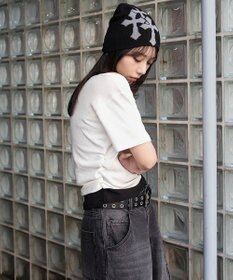 WEGO レイヤードキーネック半袖T