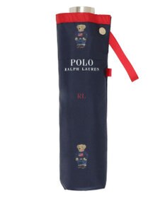 MOONBAT POLO RALPH LAUREN （ポロ ラルフローレン）折りたたみ傘 FLAG BEAR ポロベア ドット 大きめ55cm