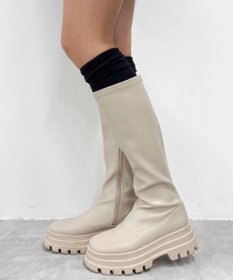 WEGO 切替リブニーハイソックス