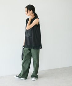 CRAFT STANDARD BOUTIQUE レース切替フリンジビスチェ