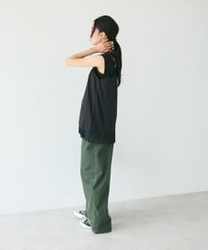 CRAFT STANDARD BOUTIQUE レース切替フリンジビスチェ