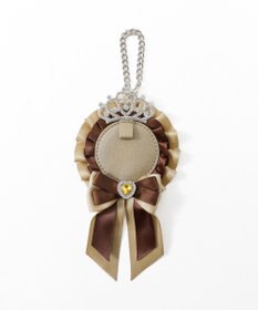 WEGO ティアラリボンロゼットキーホルダー