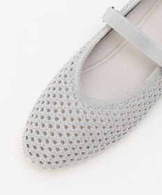 steppi ラウンド メッシュ バレエパンプス