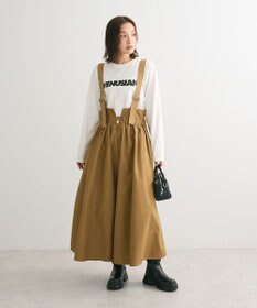 Green Parks ・ＤＯＵＢＬＥ　ＦＬＡＧＳサスペンダーミリタリースカート