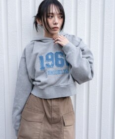 WEGO グラフィックショートプルパーカー