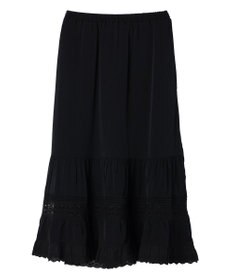 earth music&ecology レースティアードスカート