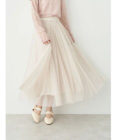 earth music&ecology チュールフレアスカート