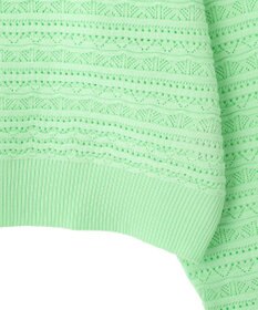 CRAFT STANDARD BOUTIQUE レースボーダーニットプルオーバー