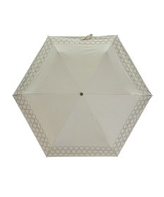 MOONBAT 晴雨兼用日傘 折りたたみ傘 まるボーダー／遮光 遮熱 UV