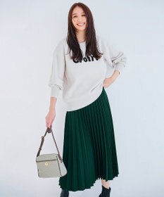 ANY 【14色展開/洗える】ウーリッシュ プリーツスカート