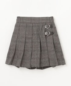 ANY KIDS チェック柄 プリーツ キュロット