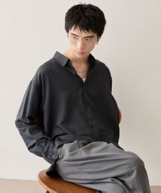 WEGO ルーズシルエットボックスシャツ（LS）